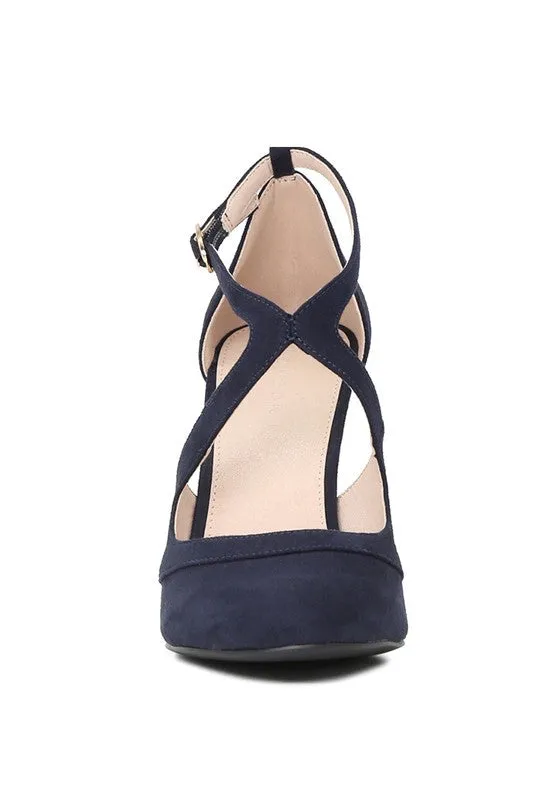 LONDON RAG Closed Toe Strap  Heel Sandal