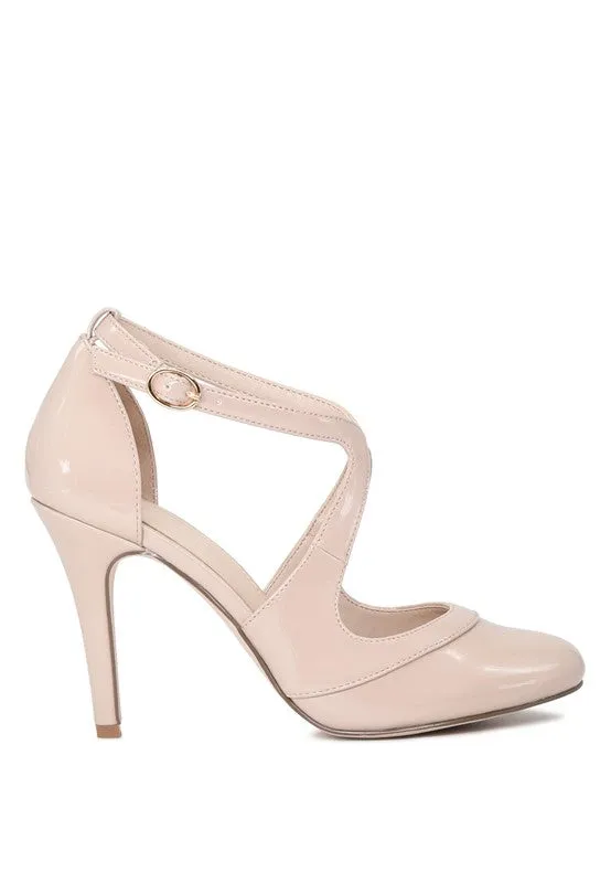 LONDON RAG Closed Toe Strap  Heel Sandal