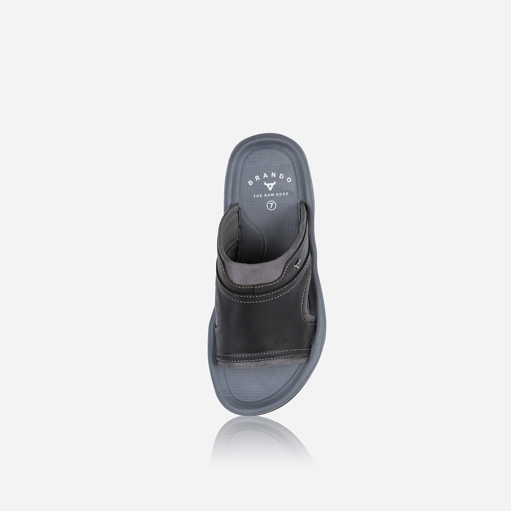 Luke Slide Sandal, Black