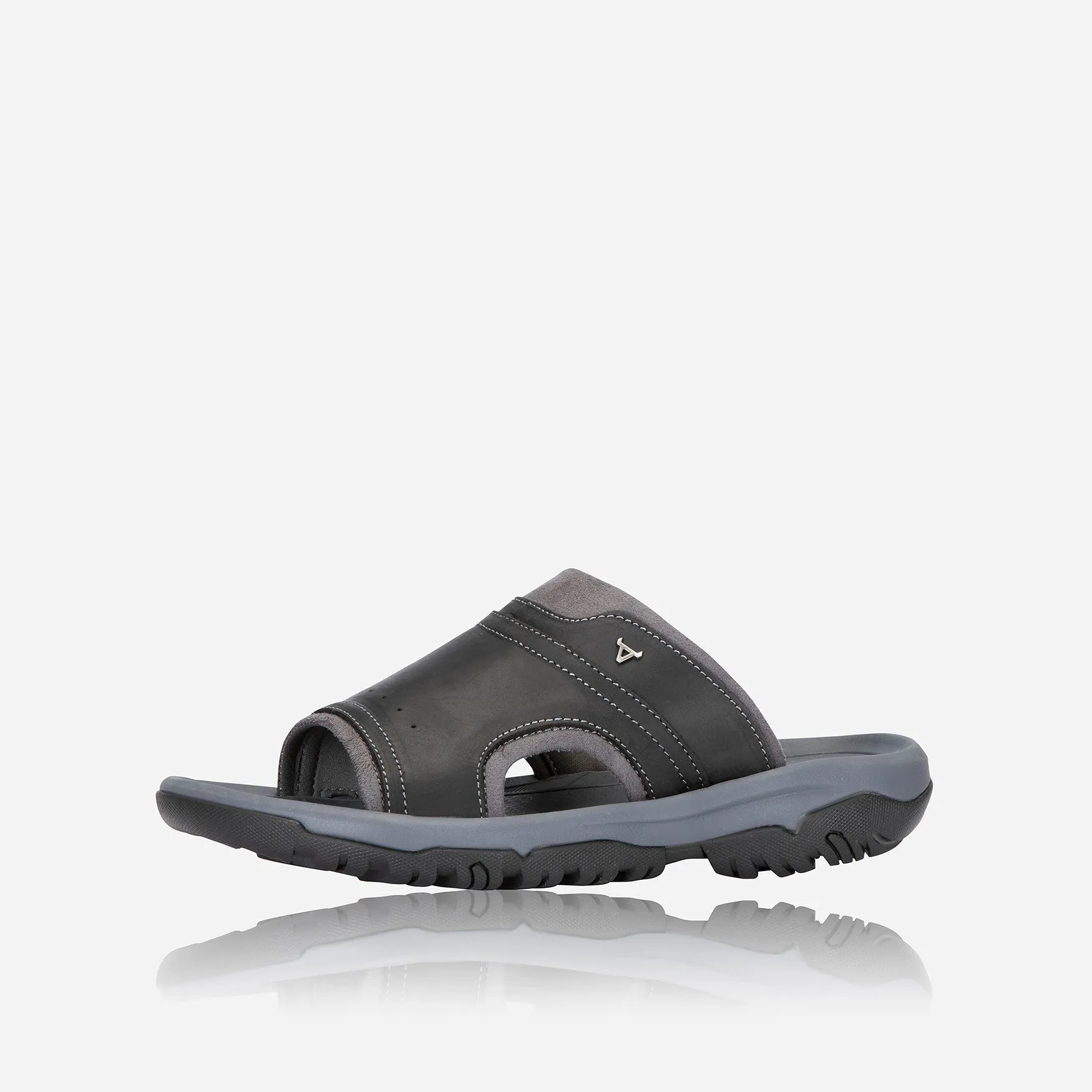 Luke Slide Sandal, Black