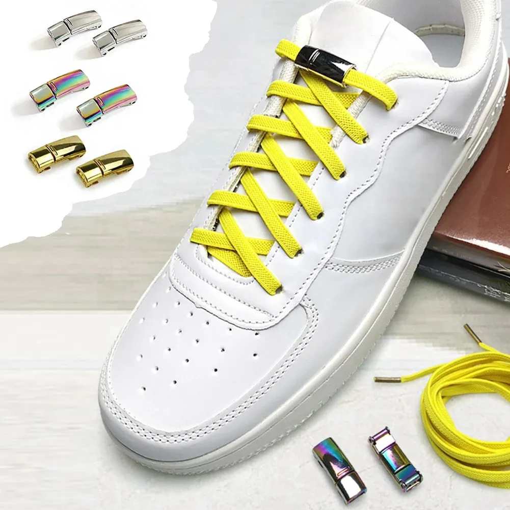 Magnetic No-Tie Shoelace Buckles Buckle Lock Shoes Accessories Kits