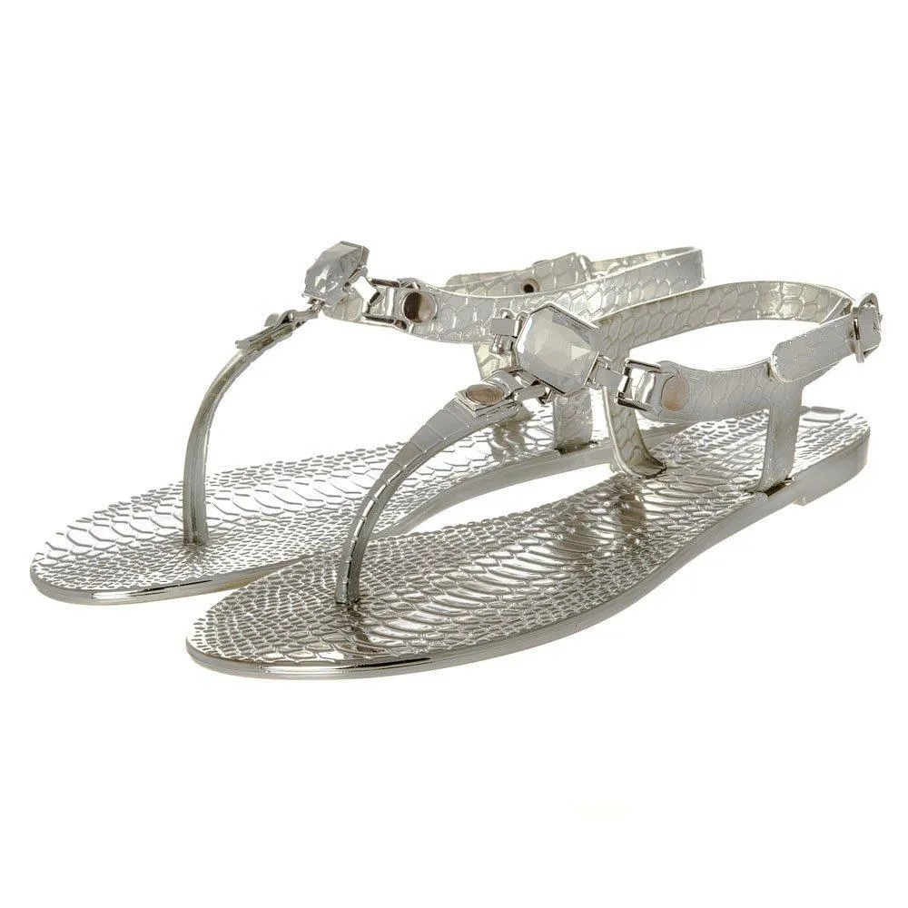 Minnie FLAT Toe Post Sandals With  T-Bar