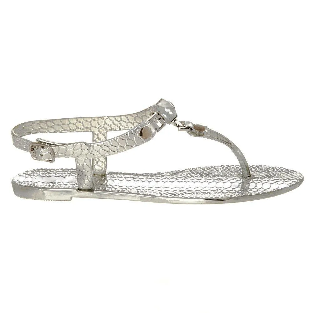 Minnie FLAT Toe Post Sandals With  T-Bar