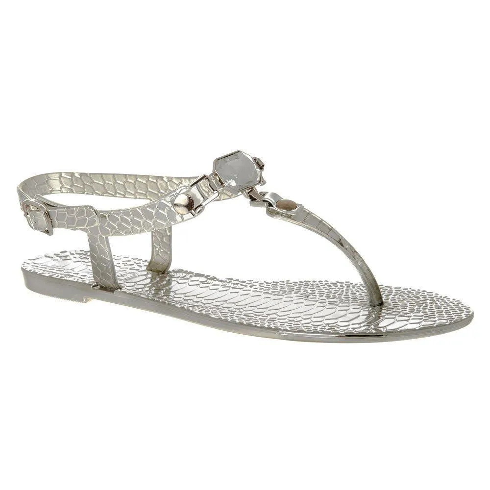 Minnie FLAT Toe Post Sandals With  T-Bar