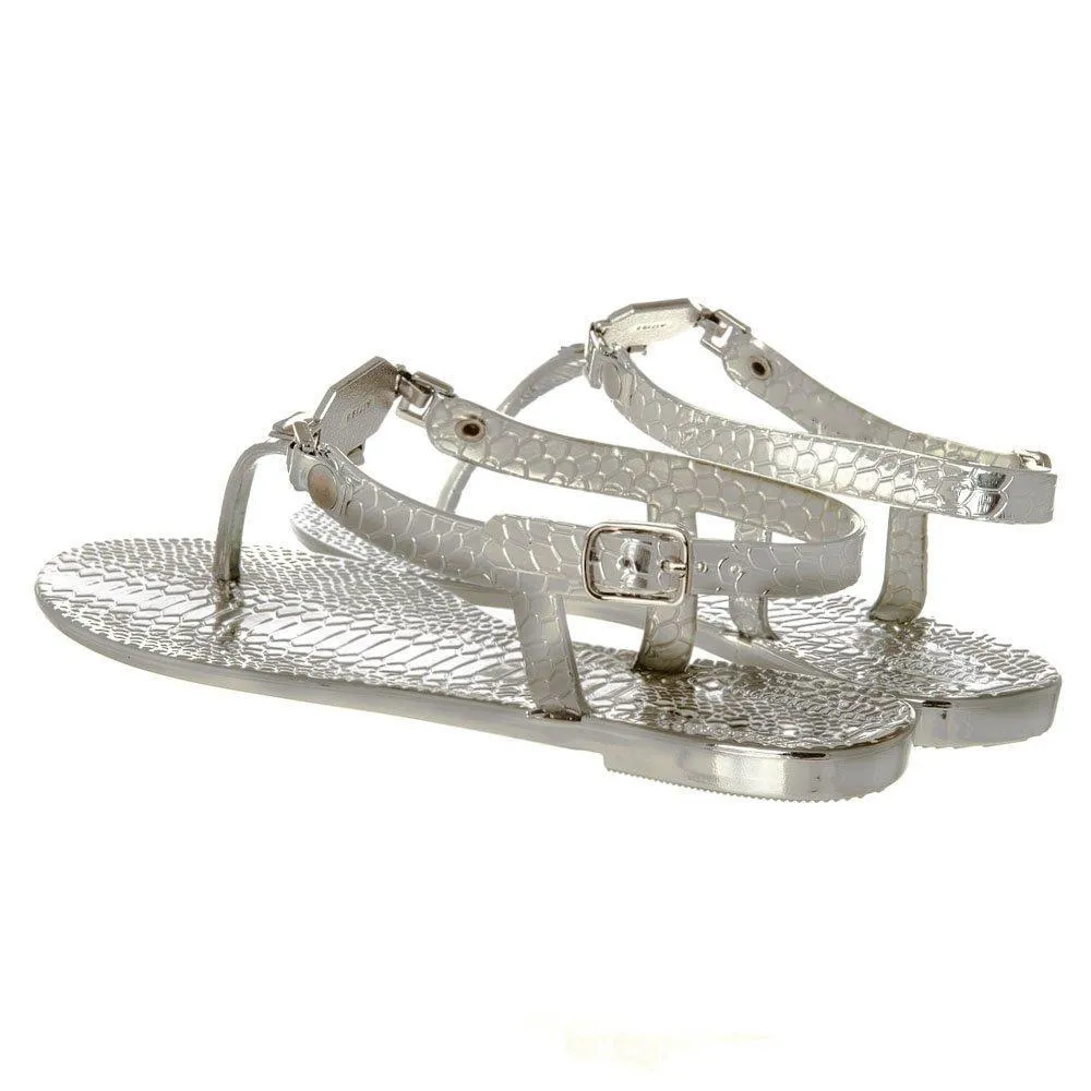 Minnie FLAT Toe Post Sandals With  T-Bar