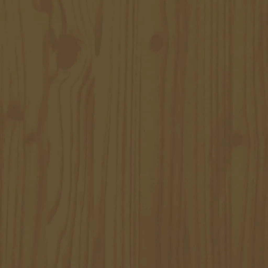 Nesting Tables 3 pcs Honey Brown Solid Wood Pine