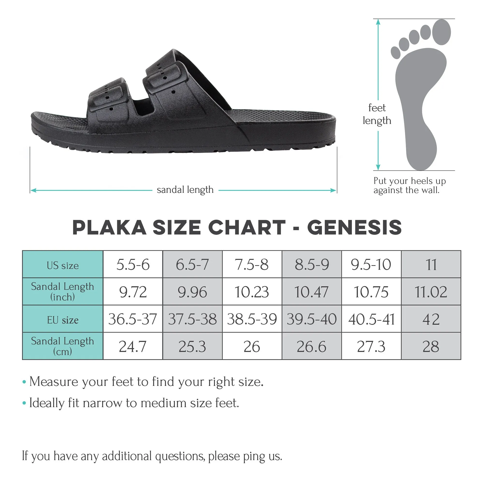 Plaka Genesis 2 Fixed Straps Slides Sandals | Animal Instinct