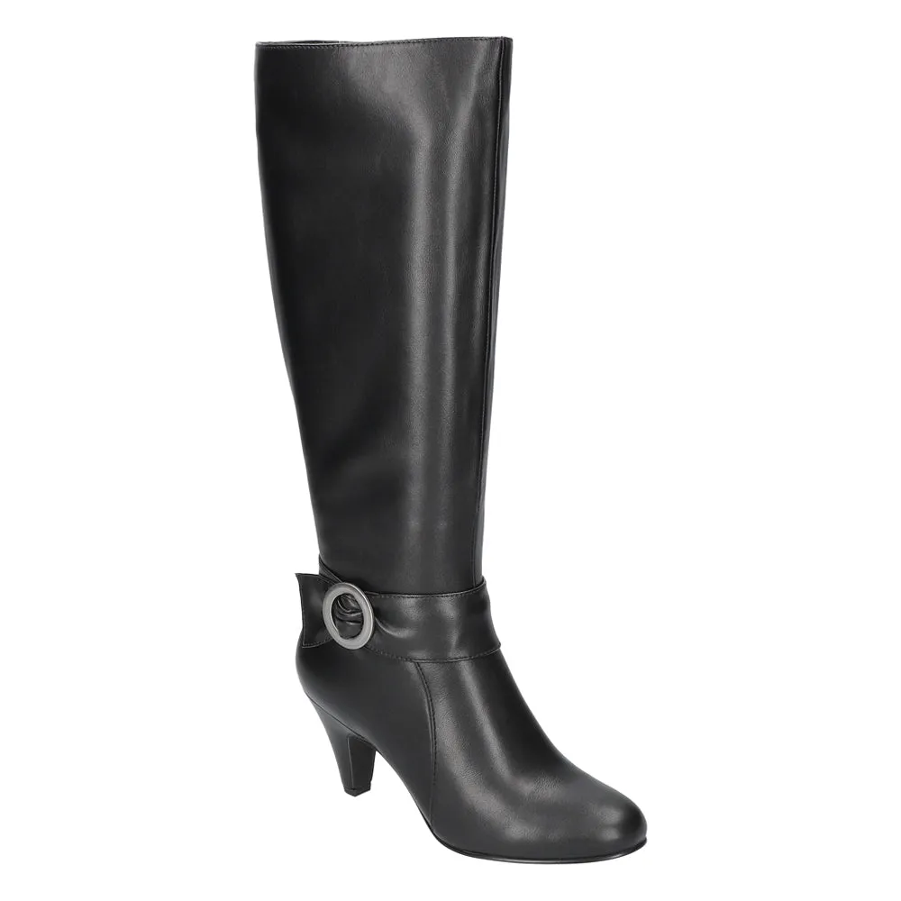 Rima Round Toe Wide Calf Zippered Boots