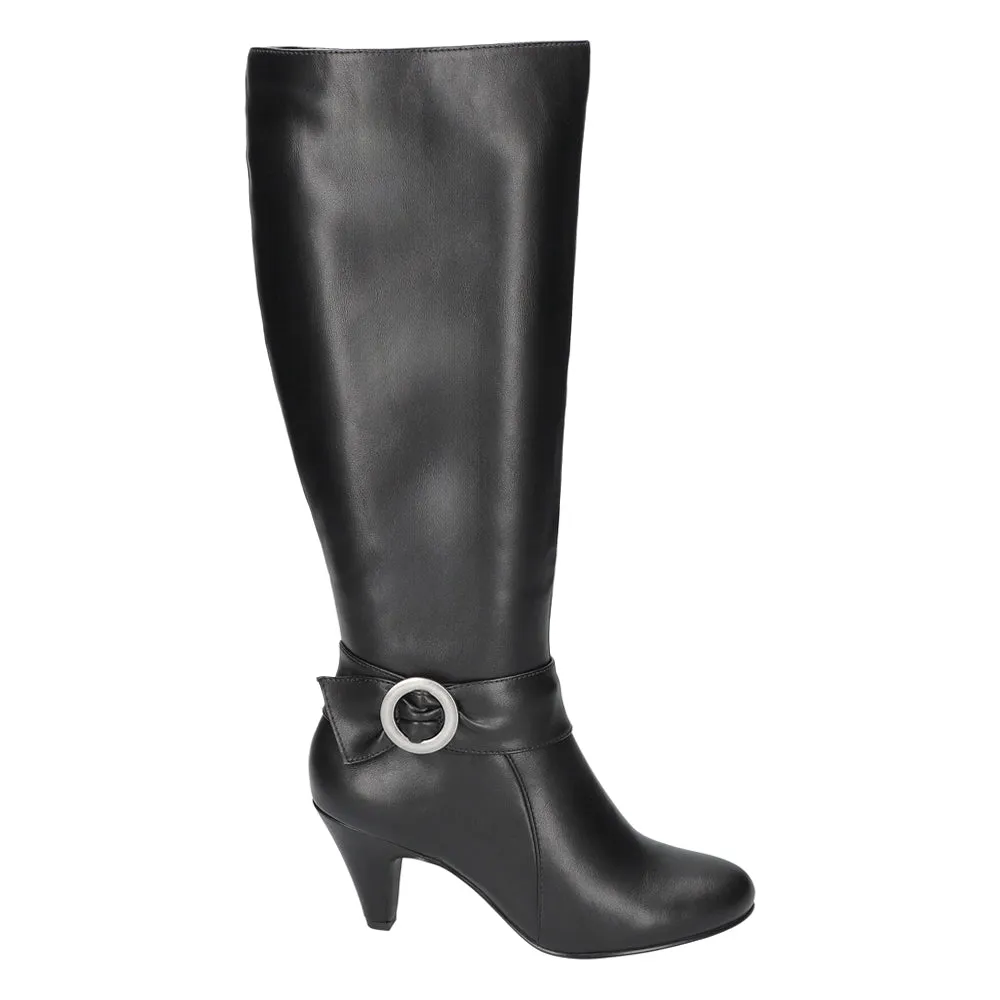 Rima Round Toe Wide Calf Zippered Boots