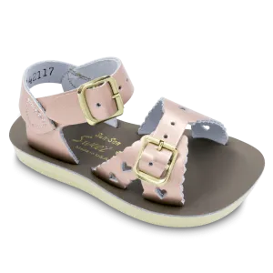 Salt Water by Hoy Kids Shoes Sun-San - Sweetheart Sandal in Shiny Pink