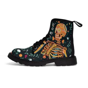 Skull Flower Boots