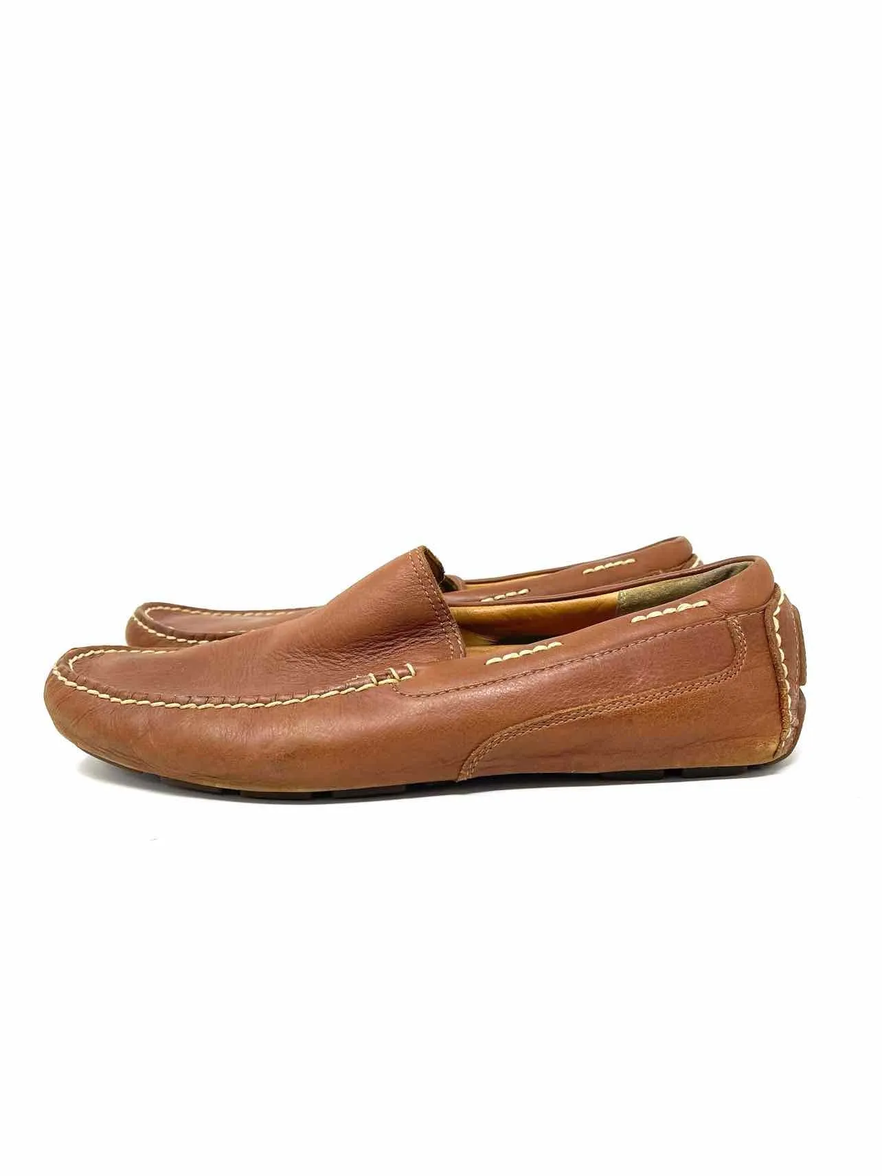 Sperry Size 11.5 Tan Solid Leather Men's Shoes Loafers- Men's