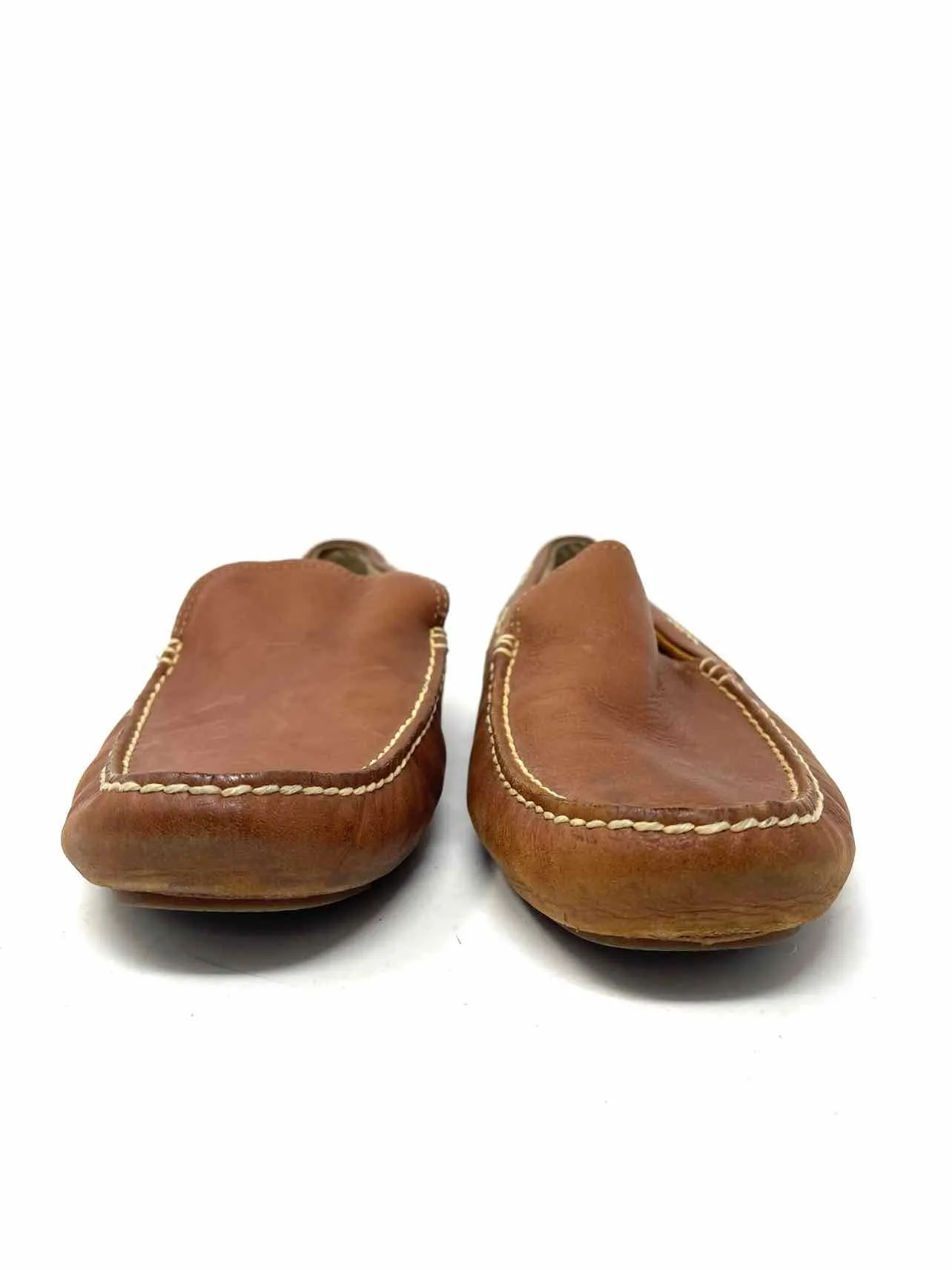 Sperry Size 11.5 Tan Solid Leather Men's Shoes Loafers- Men's