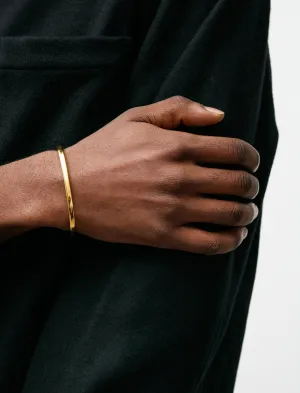 Square Bracelet Polished Gold