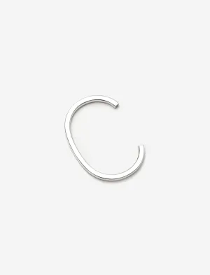 Square Bracelet Polished Silver