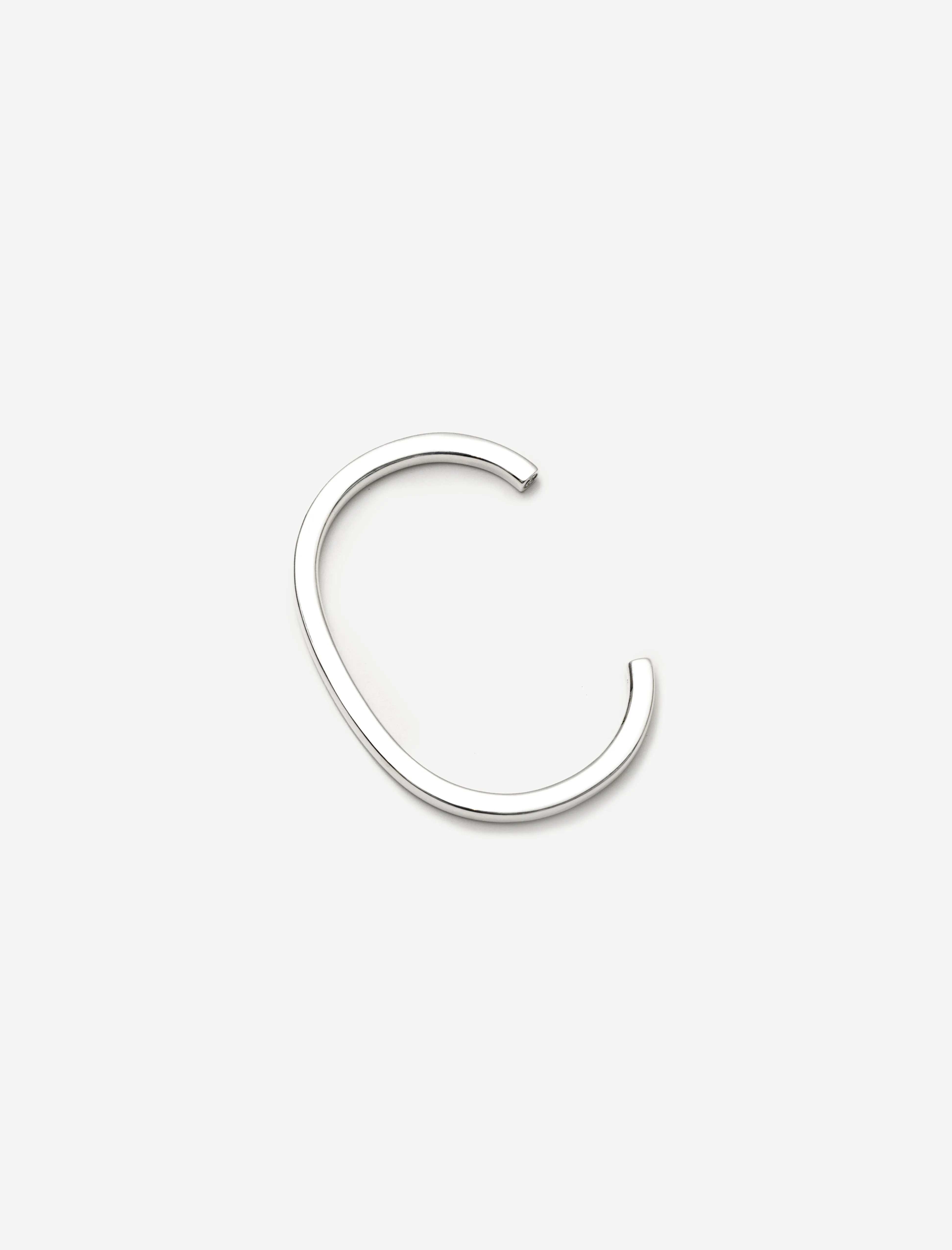 Square Bracelet Polished Silver