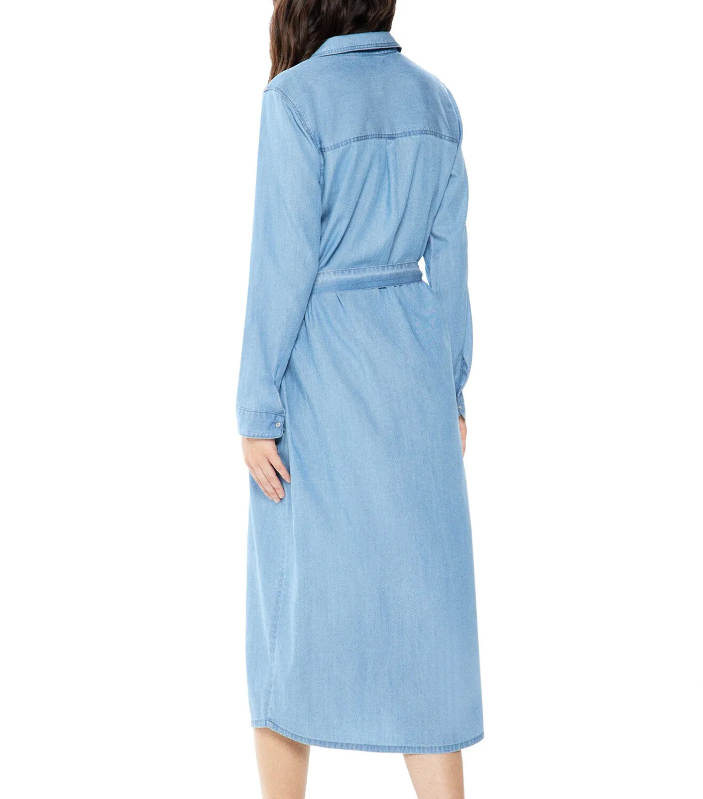 Tencel Denim Midi Dress