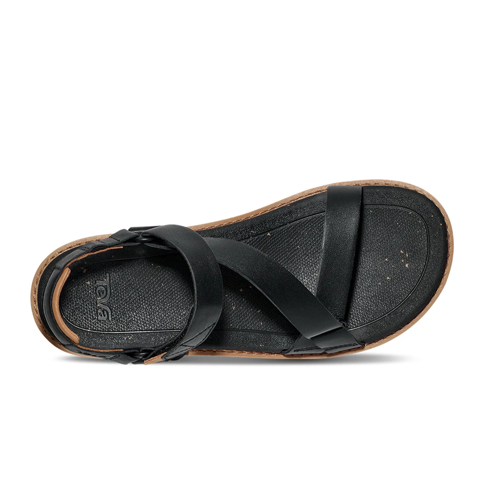 Teva Madera Wedge Sandal (Women) - Black