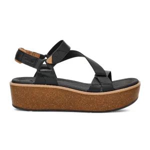 Teva Madera Wedge Sandal (Women) - Black