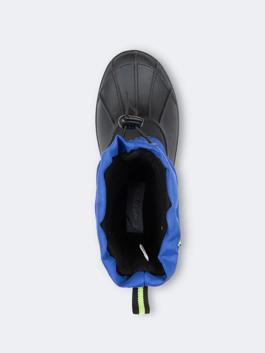 Topten Comfy Kids-Boys Skiing After Ski Boots Black/Royal Blue