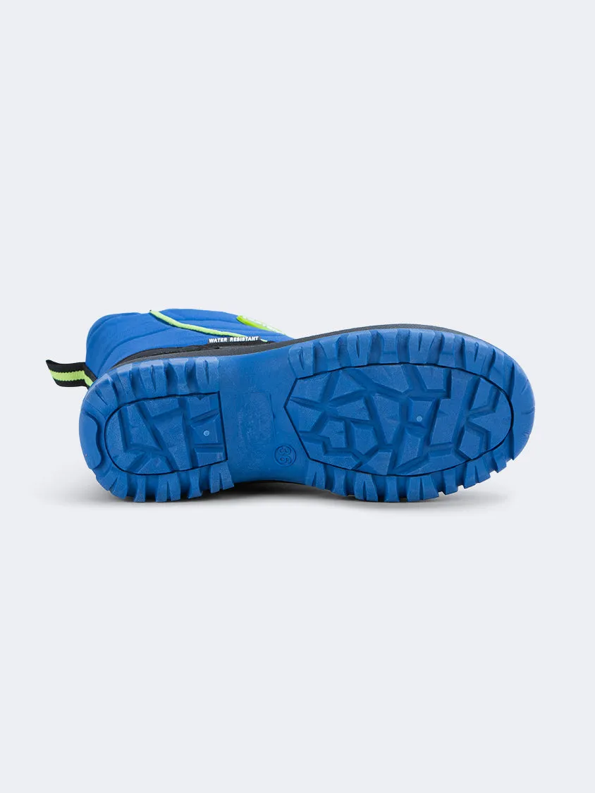 Topten Comfy Kids-Boys Skiing After Ski Boots Black/Royal Blue