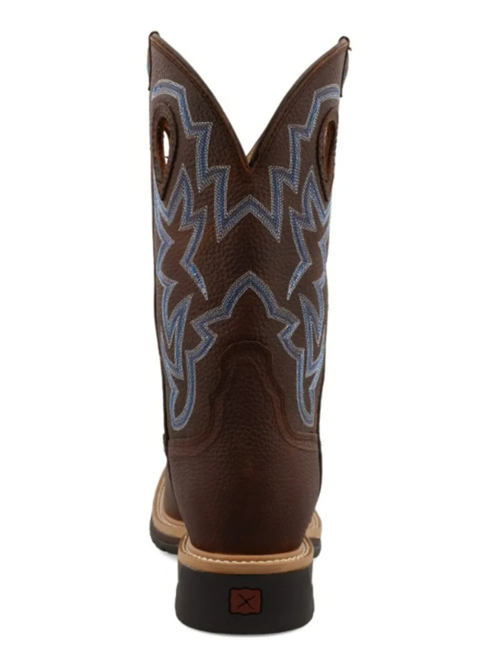 Twisted X Men’s Lite Steel Toe 12” Brown Pebble Work Boot
