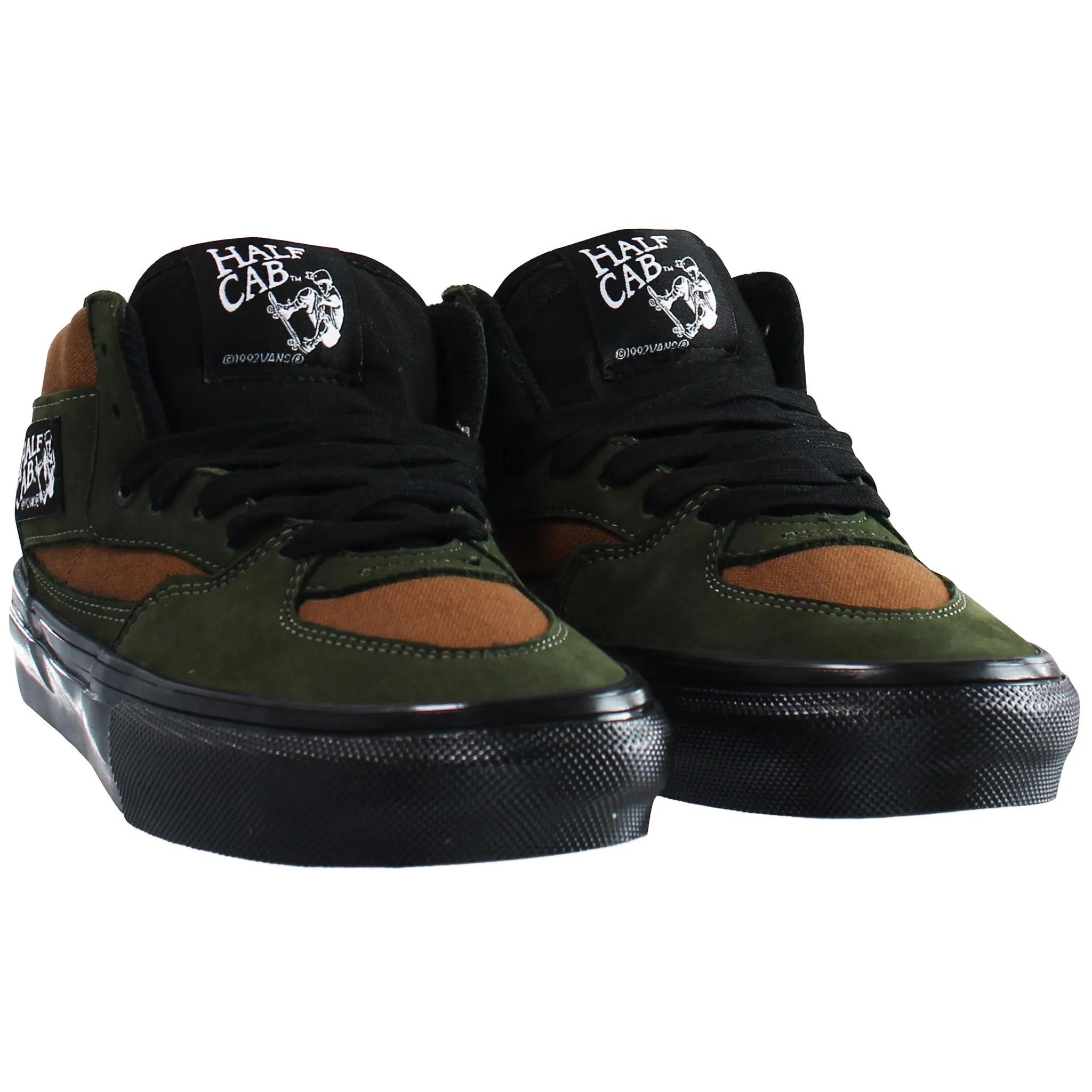 Vans Skate Half Cab Mens Dark Green Shoes
