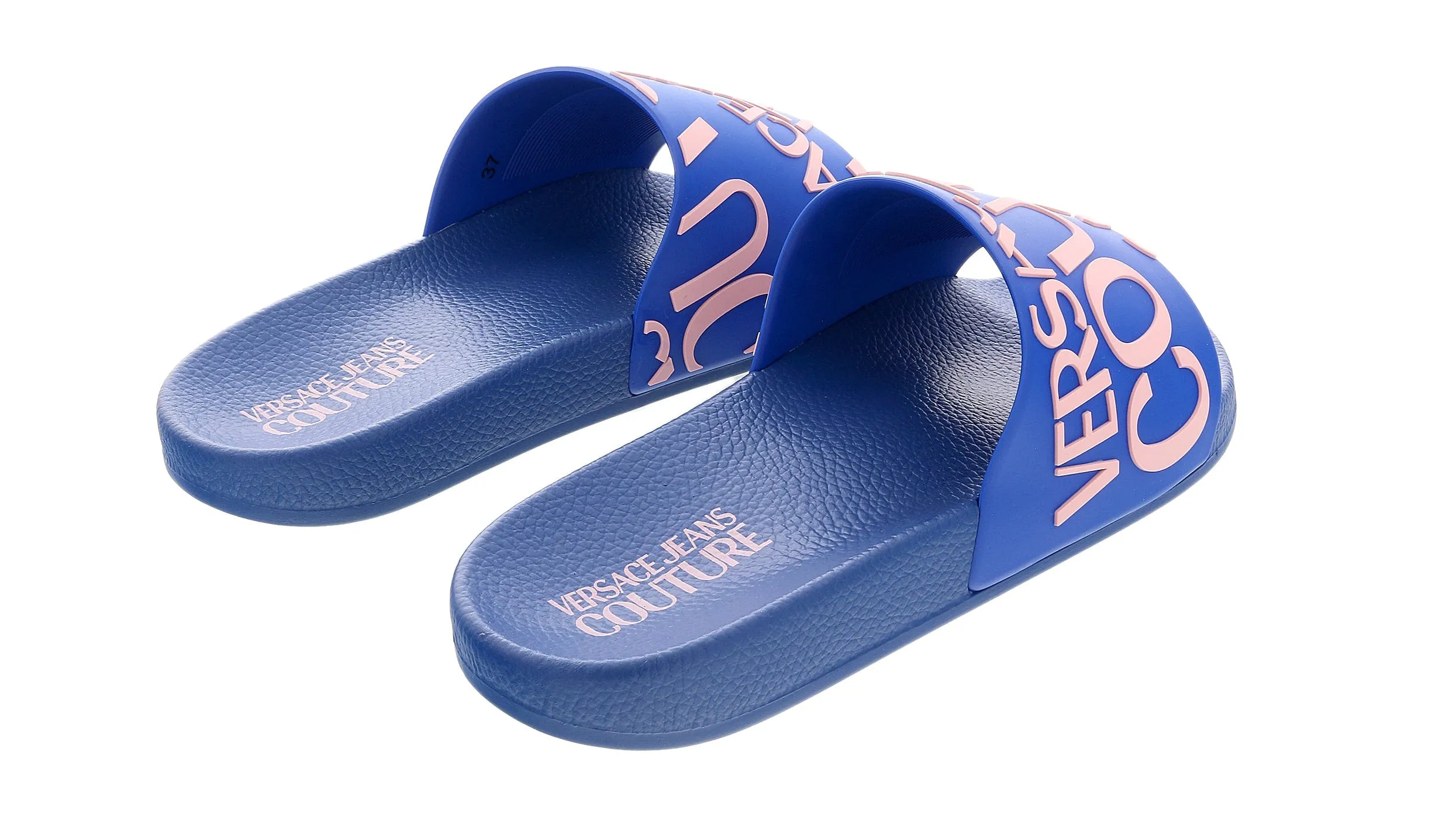 Versace Jeans Couture Blue Signature Fashion Slide-