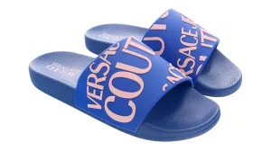 Versace Jeans Couture Blue Signature Fashion Slide-