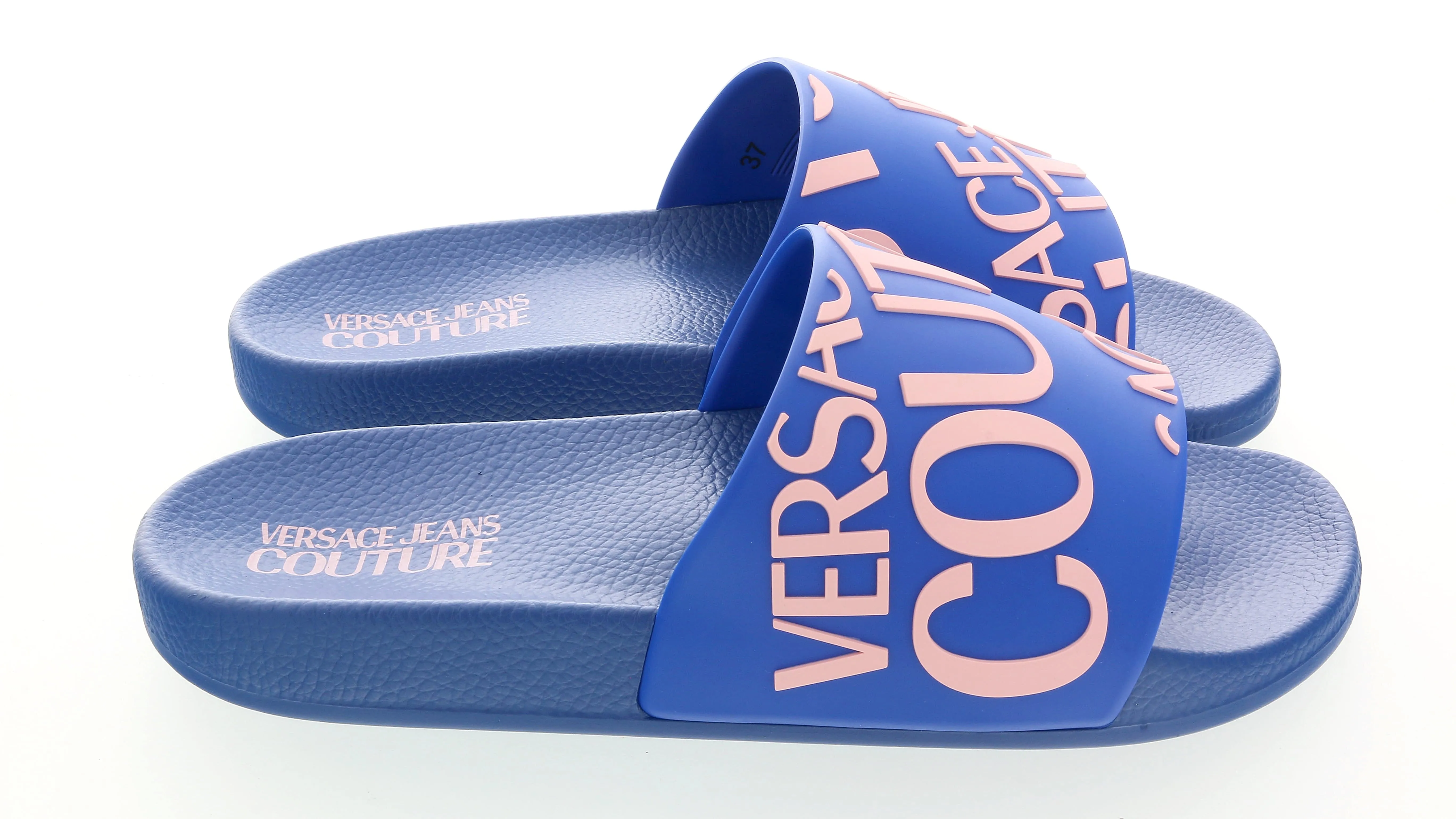 Versace Jeans Couture Blue Signature Fashion Slide-