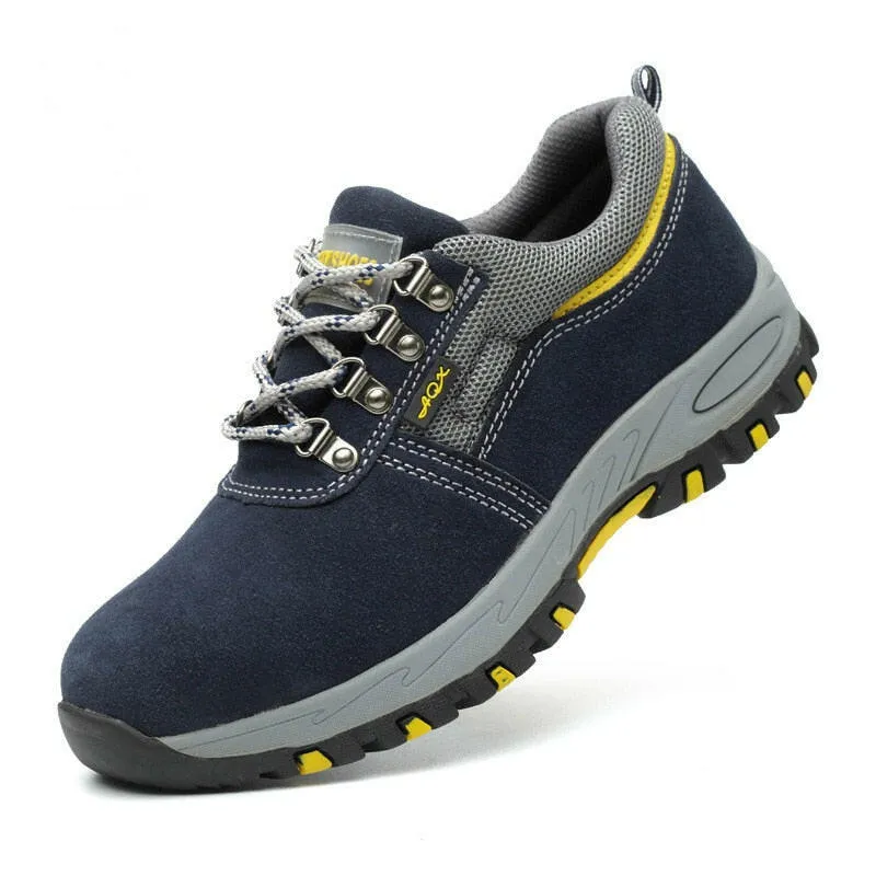 Winter Men Safety Work Boots Warm Plush Fur Mens Labor Insurance Puncture Proof Snow Boot Man Steel Toe Cap Shoes Male