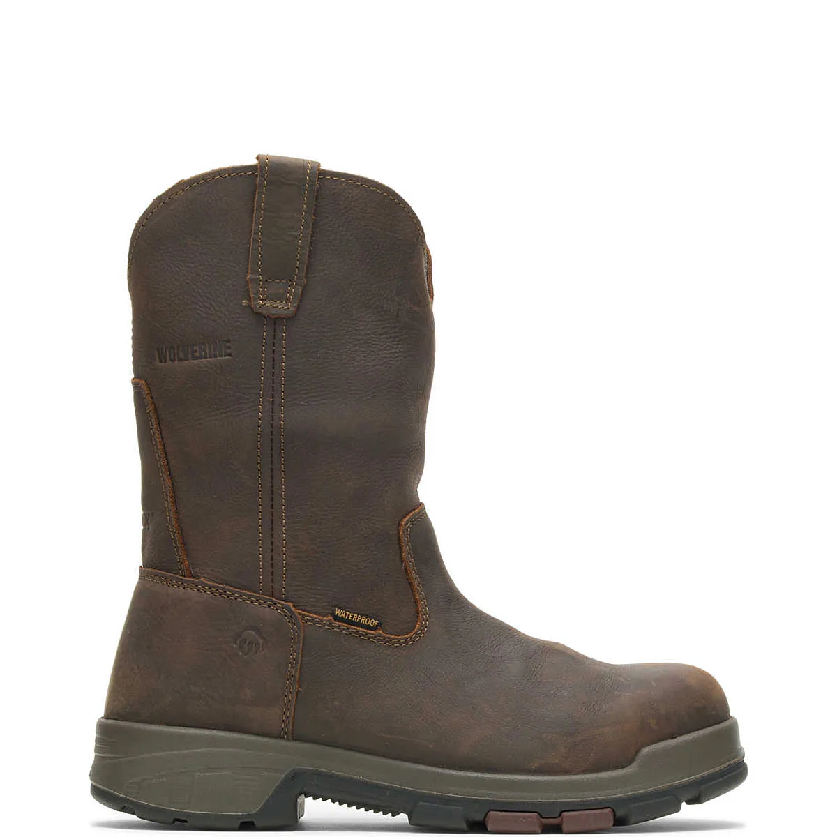 Wolverine Men's Cabor EPX® Waterproof Composite Toe Wellington - Dark Brown