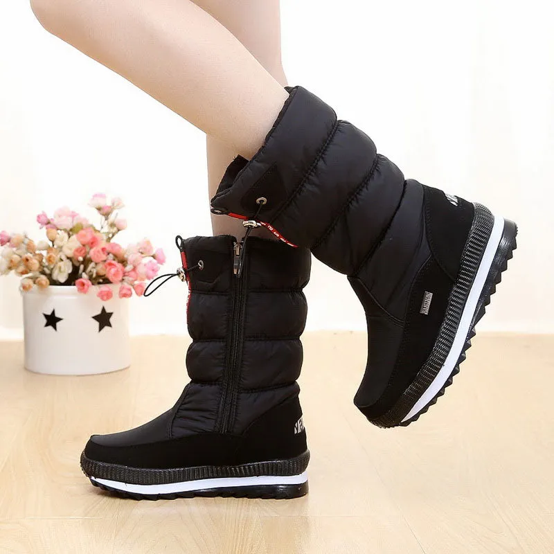 Women's Waterproof Non-Slip Winter Snow Boots