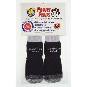 Woodrow Wear Power Paws Reinforced Foot Extra Extra Large Black-gray 3.125" - 3.5" X 3.125" - 3.5"